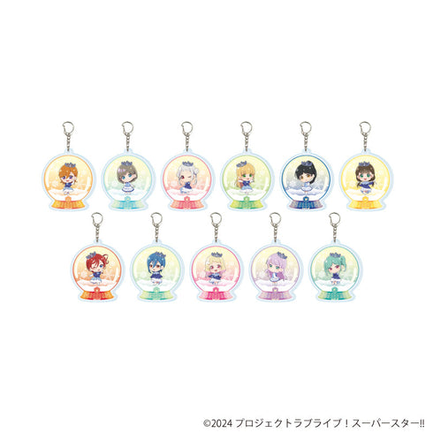 『ラブライブ!スーパースター!!』アクリルキーホルダー05/スノードームver. BOX(全11種)(ミニキャライラスト)